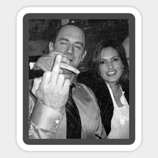 Elliot Stabler And Olivia Benson Sticker